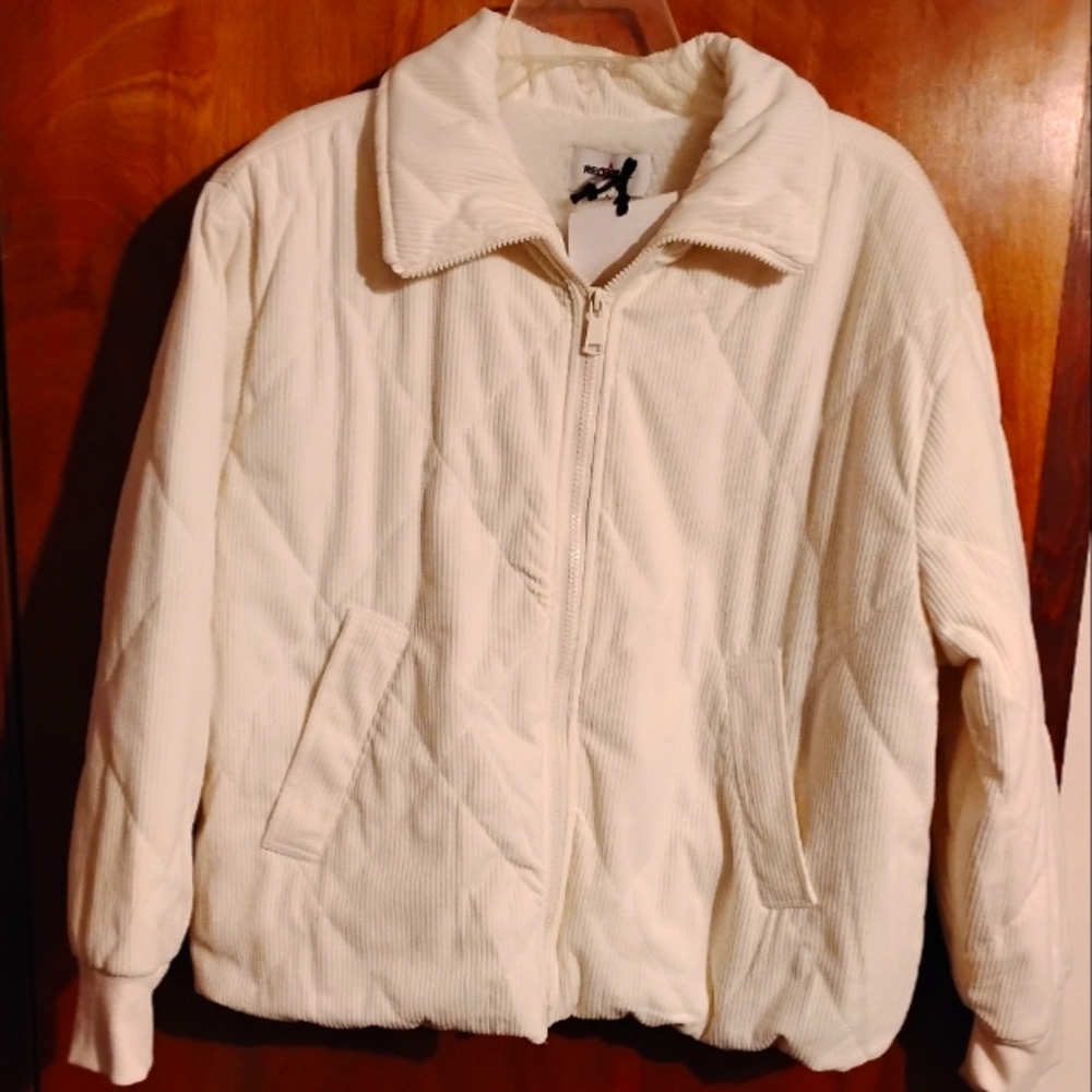 Redstar Women's Corduroy Coat Jacket size Large